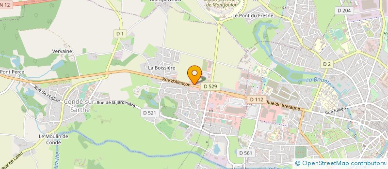 localisation de l'entreprise AUTO GP à CONDE-SUR-SARTHE