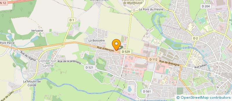 localisation de l'entreprise AUTO GP 61 à CONDE-SUR-SARTHE
