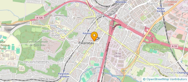 localisation de l'entreprise AUTO GP 91 à PALAISEAU