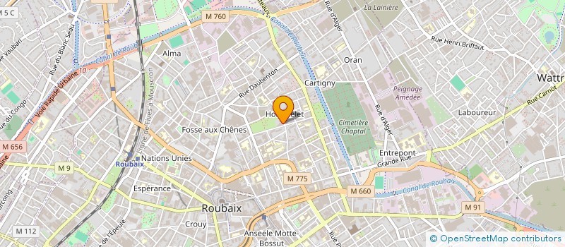 localisation de l'entreprise AUTO GPL PASSION à ROUBAIX