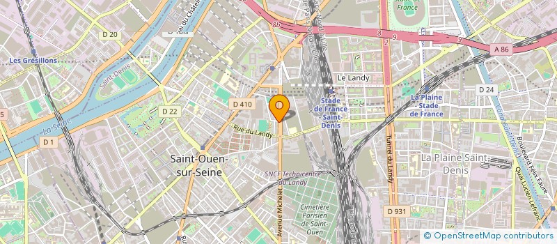 localisation de l'entreprise AUTO GSM SA à SAINT-DENIS