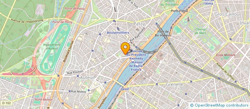 localisation de l'entreprise AUTO HOME INTERNATIONAL à PARIS