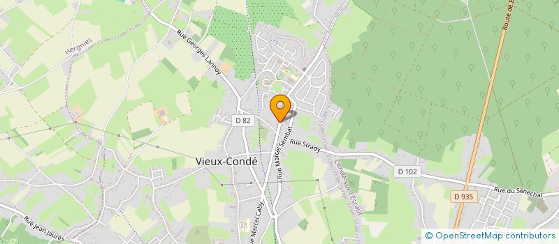 localisation de l'entreprise AUTO HORIZON  VIEUX-CONDE