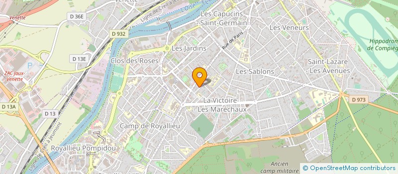 localisation de l'entreprise AUTO HUIT à COMPIEGNE