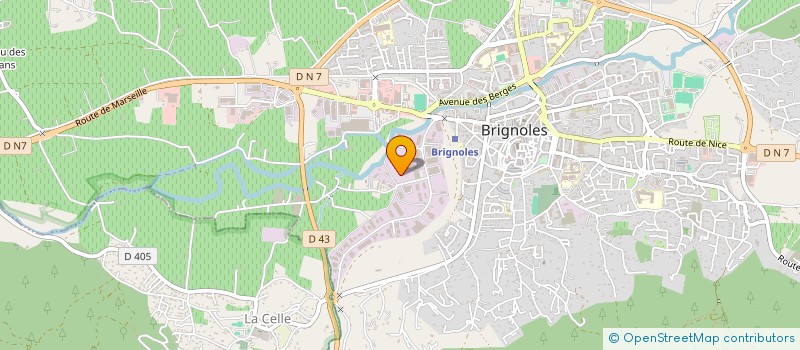localisation de l'entreprise AUTO IMPORT L'ILOT SOLEIL à BRIGNOLES