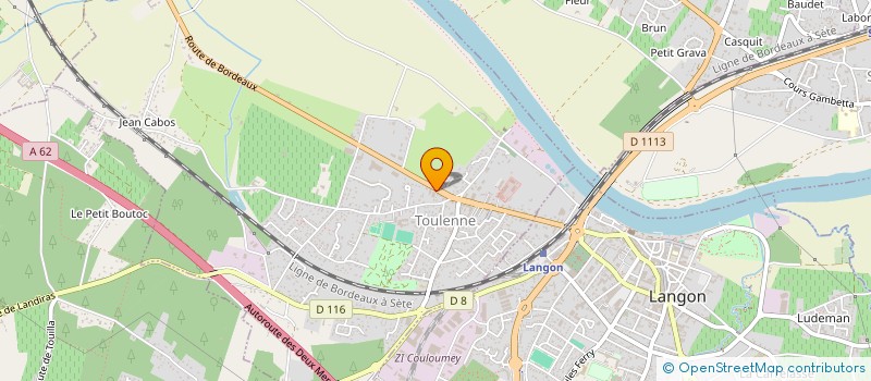 localisation de l'entreprise AUTO IMPORT LANGON à TOULENNE