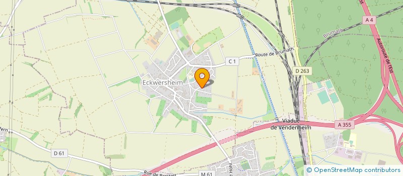 localisation de l'entreprise AUTO INTER EUROPE  VENDENHEIM