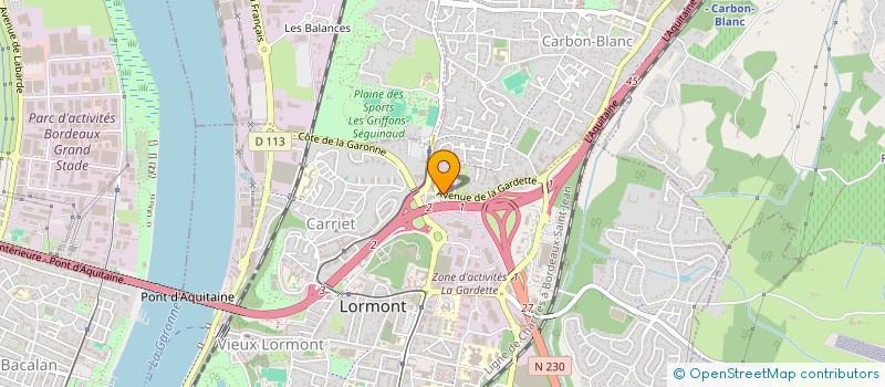 localisation de l'entreprise AUTO IT  LORMONT