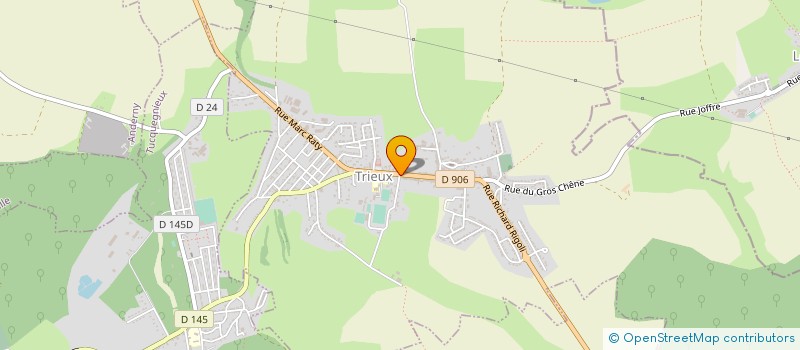 localisation de l'entreprise AUTO JEREMY  TRIEUX