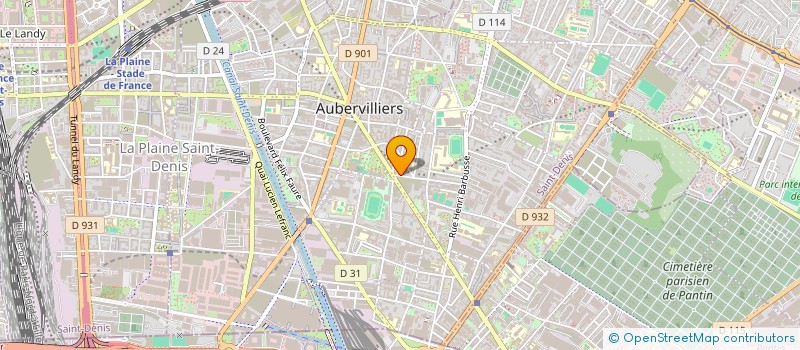localisation de l'entreprise AUTO JOLY à AUBERVILLIERS