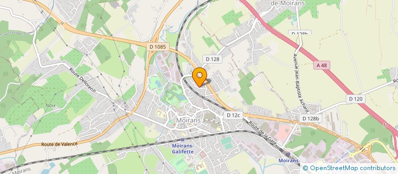 localisation de l'entreprise AUTO'K à MOIRANS