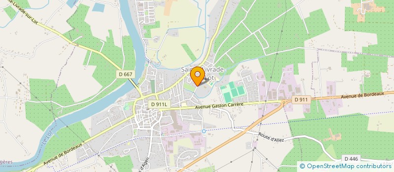 localisation de l'entreprise AUTO K  SAINTE LIVRADE SUR LOT