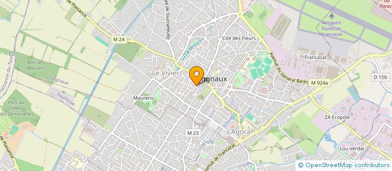 localisation de l'entreprise AUTO KARO 31 à VILLENEUVE TOLOSANE