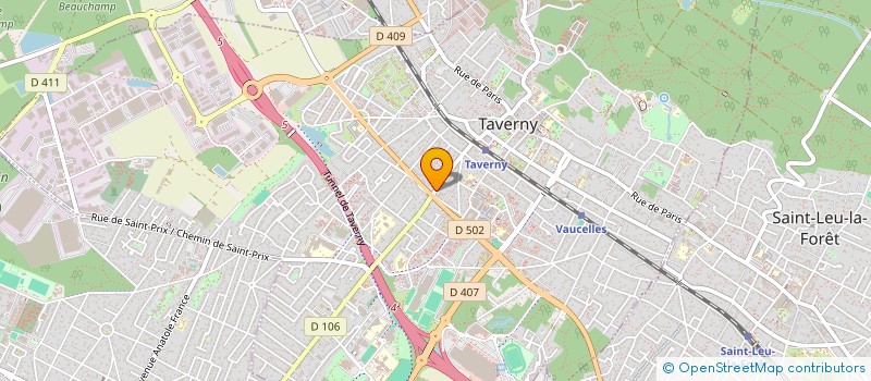 localisation de l'entreprise AUTO KLAM  TAVERNY