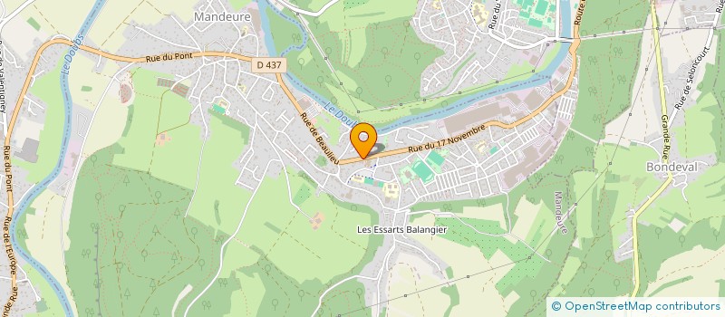 localisation de l'entreprise AUTO KURT  MANDEURE