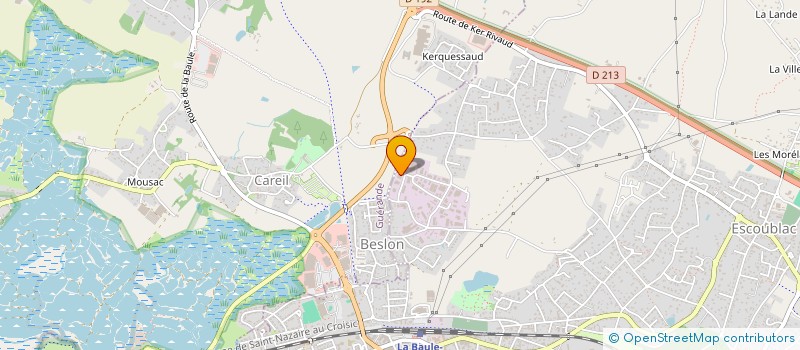 localisation de l'entreprise AUTO LA BAULE CLASSIC à LA BAULE-ESCOUBLAC