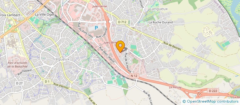 localisation de l'entreprise AUTO LABEL SERVICES à TREGUEUX