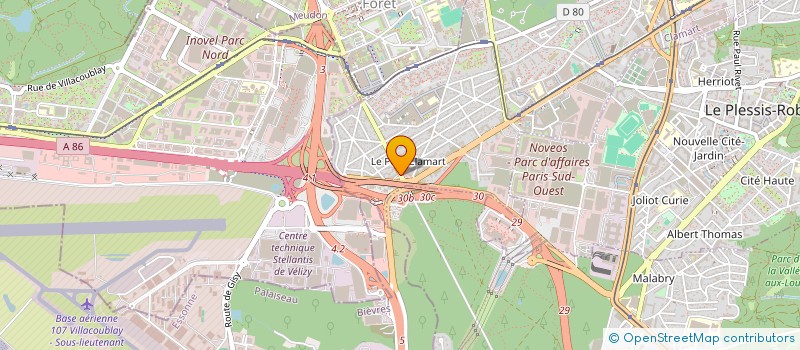 localisation de l'entreprise AUTO LAVAGE 2000 à CLAMART