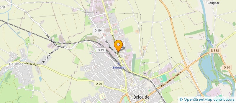 localisation de l'entreprise AUTO LAVAGE EXPRESS 43  BRIOUDE