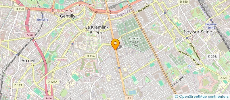 localisation de l'entreprise AUTO LEGEND  LE KREMLIN-BICETRE