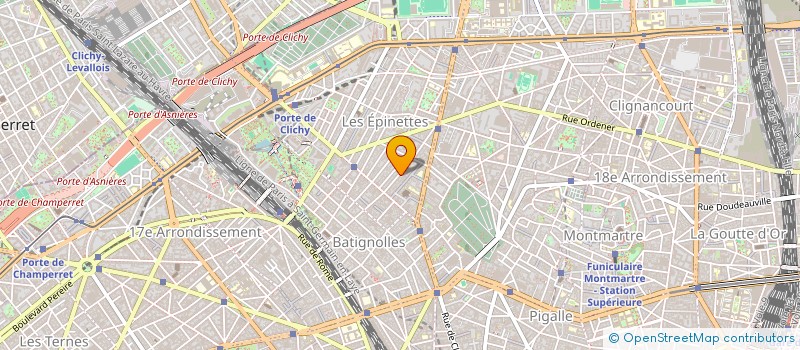 localisation de l'entreprise AUTO LEGENDRE à PARIS