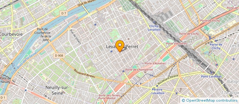 localisation de l'entreprise AUTO LEVALLOIS SERVICES à LEVALLOIS-PERRET