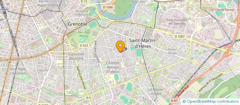 localisation de l'entreprise AUTO & LIA à GRENOBLE