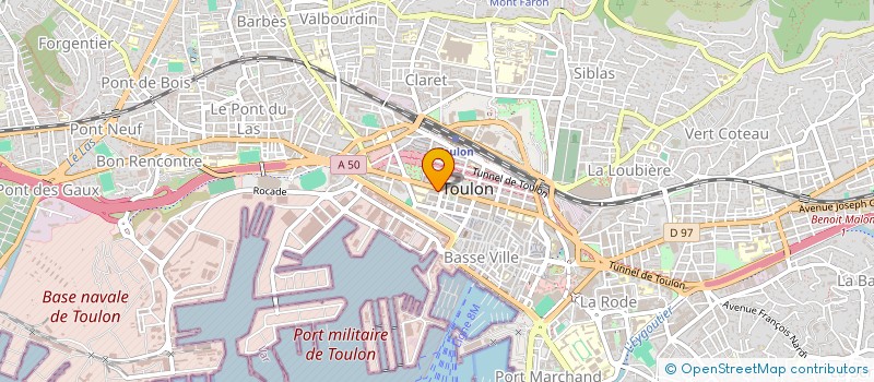 localisation de l'entreprise AUTO LIBERTE à TOULON