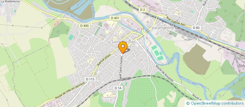 localisation de l'entreprise AUTO LIBERTE TRANSPORTS à SAINT-NICOLAS-DE-PORT