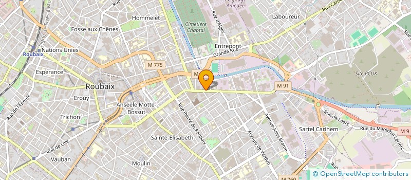 localisation de l'entreprise AUTO LIBRE  ROUBAIX