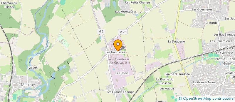 localisation de l'entreprise AUTO LINE  METTRAY