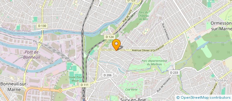 localisation de l'entreprise AUTO LITTLE BUDGET PARIS  SUCY-EN-BRIE