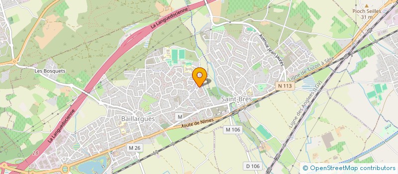 localisation de l'entreprise AUTO LM  ROUJAN