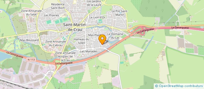 localisation de l'entreprise AUTO LOC à SAINT-MARTIN-DE-CRAU