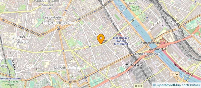 localisation de l'entreprise AUTO LOC PARIS 13  PARIS