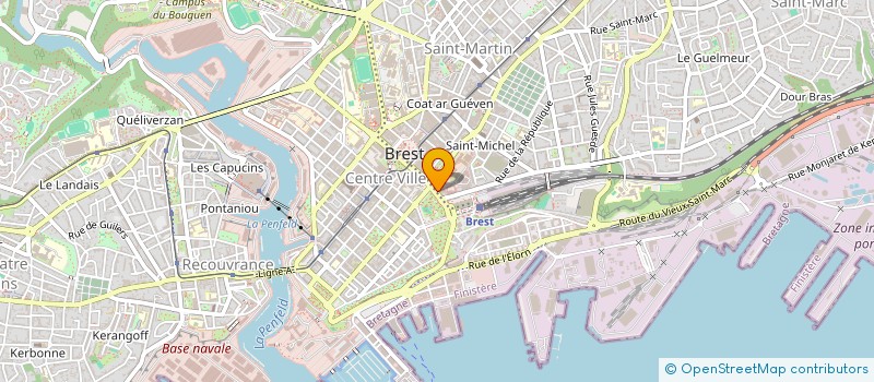 localisation de l'entreprise AUTO LOCATION 29 à BREST
