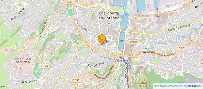 localisation de l'entreprise AUTO LOCATION 50 14  CHERBOURG-EN-COTENTIN