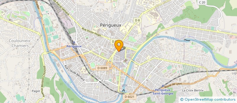localisation de l'entreprise AUTO LOCATION DU CENTRE OUEST à PERIGUEUX
