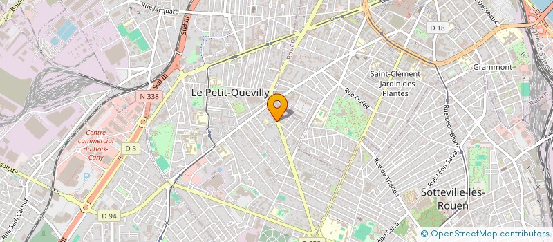 localisation de l'entreprise AUTO LOCATION MAHU à LE PETIT-QUEVILLY