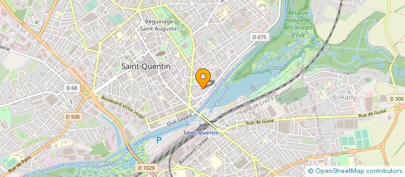 localisation de l'entreprise AUTO LOCATION PIECES LK à SAINT-QUENTIN