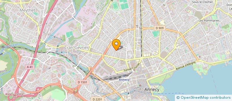 localisation de l'entreprise AUTO LOCATION SAVOISIENNE ET SERIGNAT à ANNECY