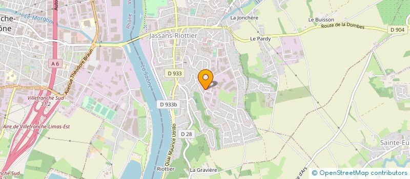localisation de l'entreprise AUTO LOCATION VEHICULE DE PRESTIGE à JASSANS-RIOTTIER