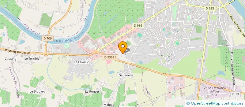 localisation de l'entreprise AUTO LOISIR 24 à BERGERAC