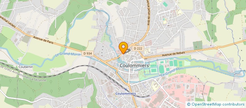 localisation de l'entreprise AUTO LOISIRS 77 à COULOMMIERS