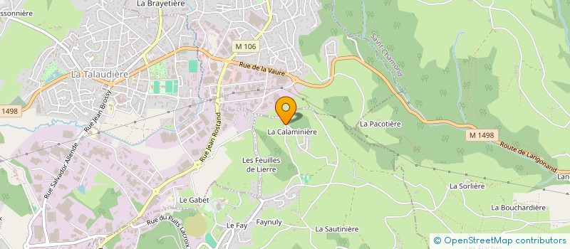 localisation de l'entreprise AUTO LOISIRS  SAINT-JEAN-BONNEFONDS