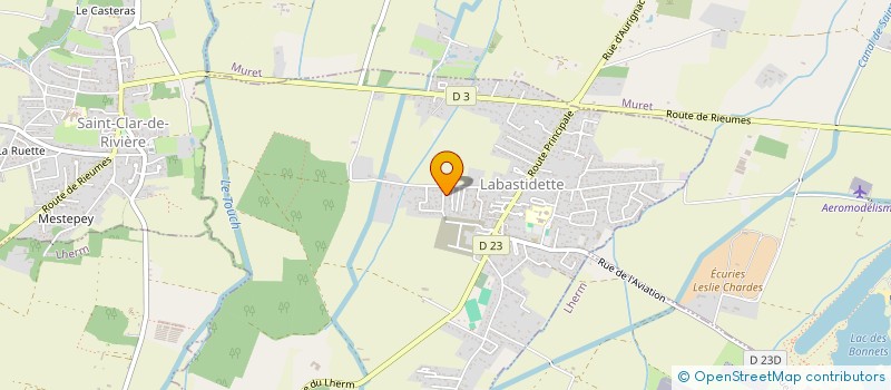 localisation de l'entreprise AUTO LUXE 31  EAUNES