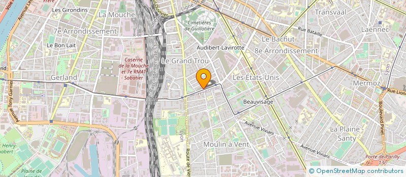 localisation de l'entreprise AUTO LYON SUD à LYON