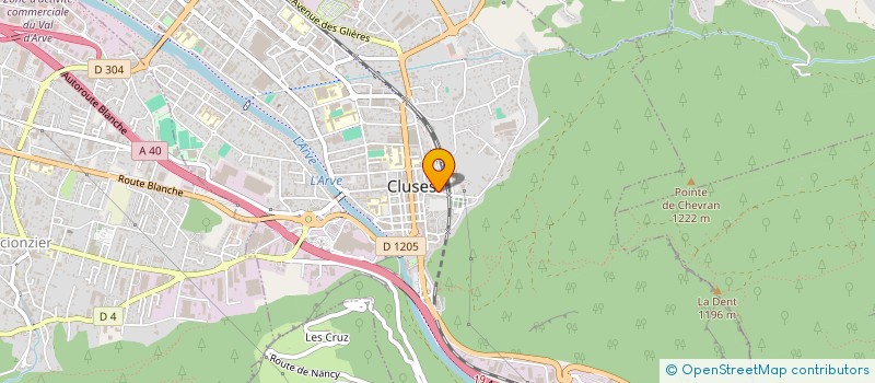 localisation de l'entreprise AUTO-M-ROAD  CLUSES