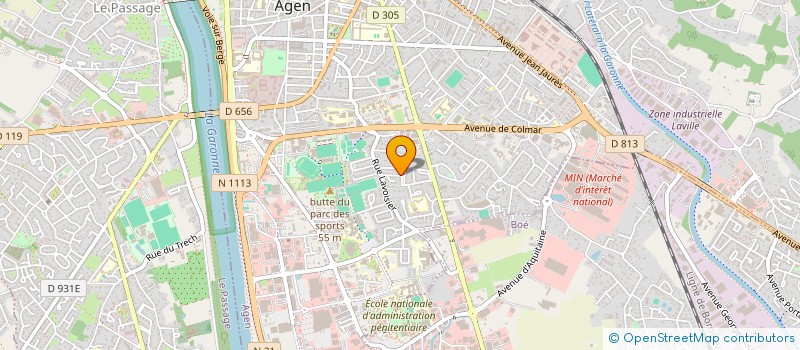 localisation de l'entreprise AUTO MA  AGEN