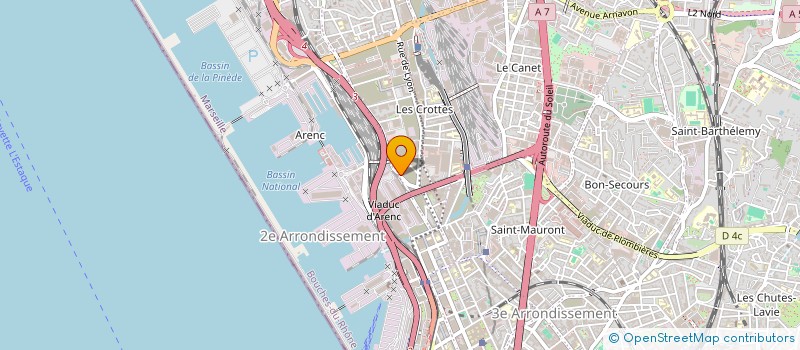 localisation de l'entreprise AUTO MAGRAGUE VILLE PROVENCE à MARSEILLE